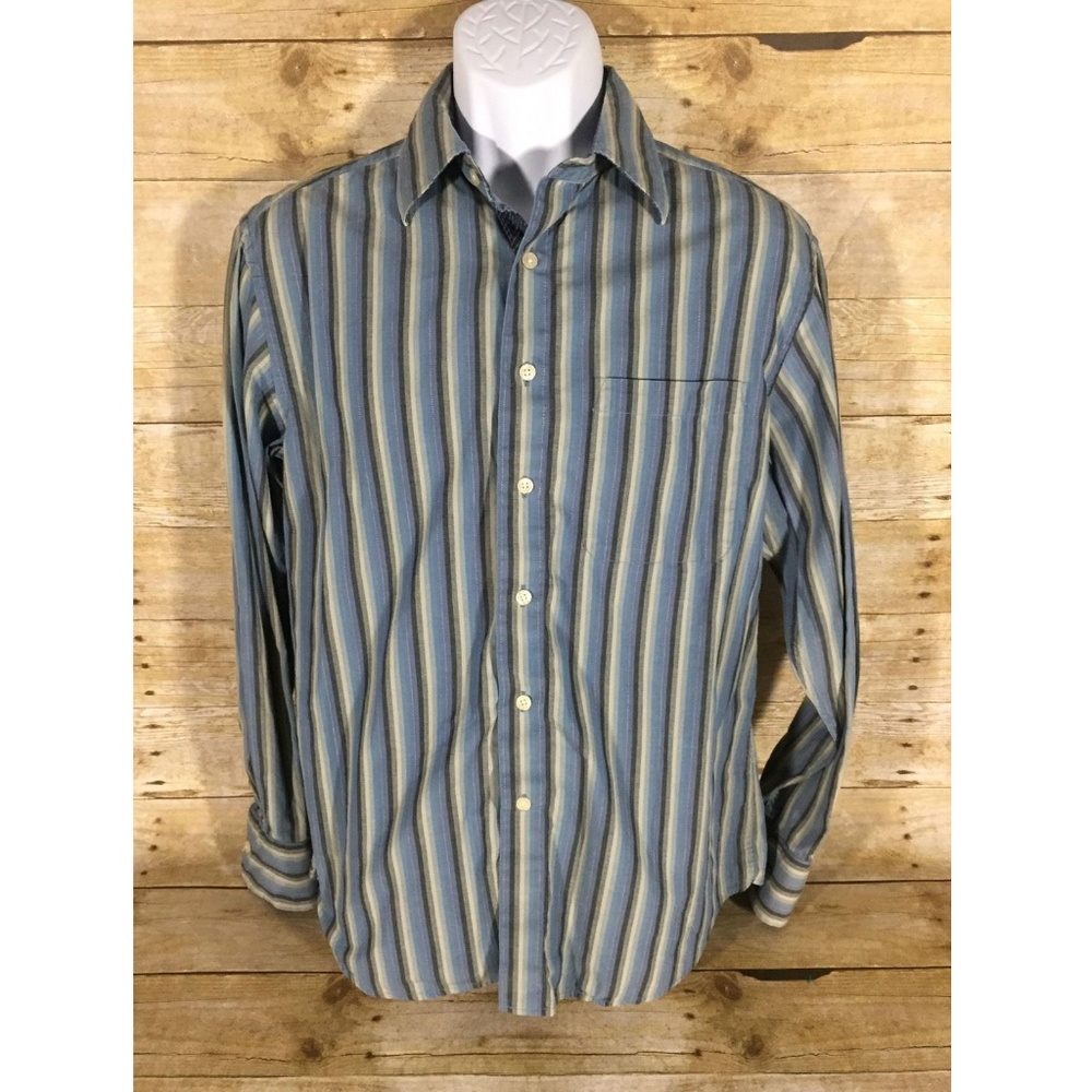 R&G Mens Shirt Multi Color Size Medium